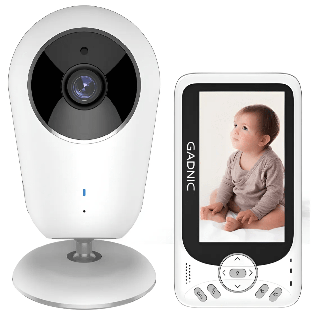 Baby Call Monitor Gadnic Bmg90 Infantil Cámara Bebe Seguridad Inalámbrica Incluye Canciones de cuna