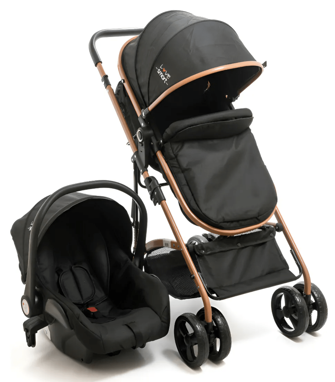 Cochecito 3 en 1 / Love / con Moises y Huevito Butaca para el auto hasta 18 kg!!