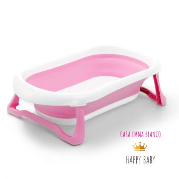 Bañera Plegable Bebe Tapon Soporte para duchador Patas antideslizables control temperatura