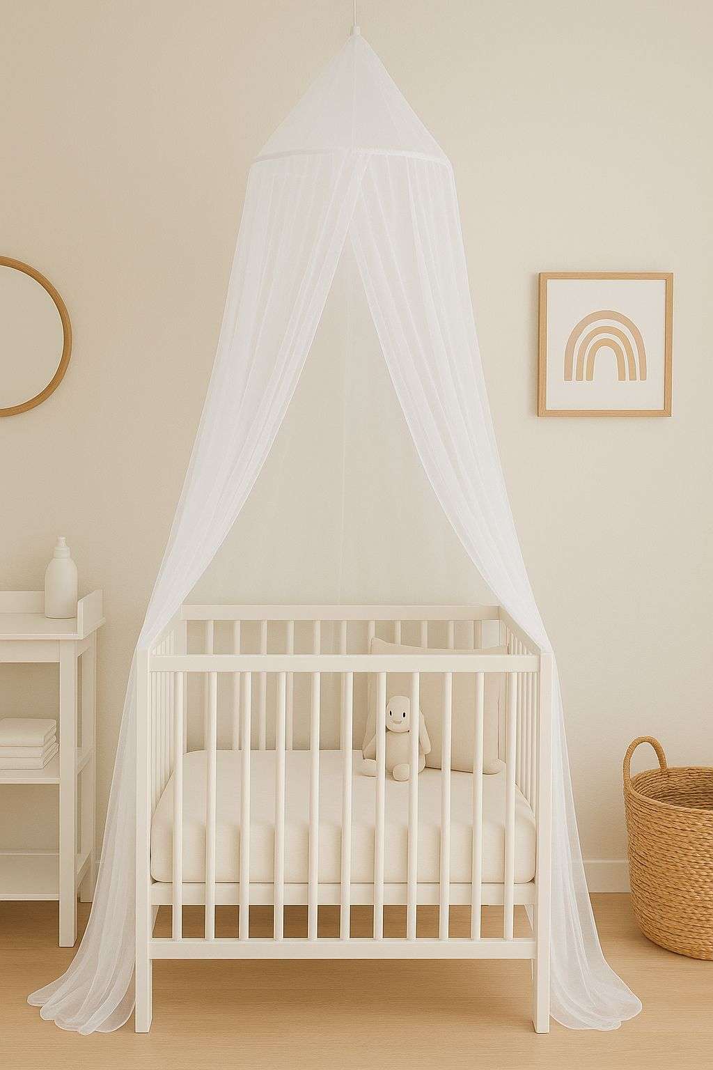 Tul Dosel Mosquitero “Amelie” Para cuna colecho, cuna funcional y cama Todas las medidas