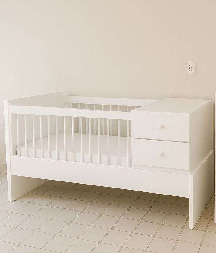 Combo 1: Cuna funcional Clasica + Chiffonier (No incluye colchon, carrocama ni blanqueria)
