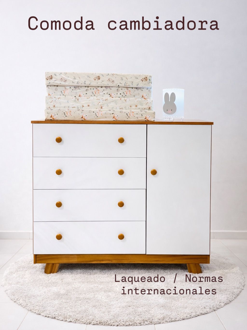 COMODA CAMBIADORA MODELO ETERNIA 95 X 94 X 050