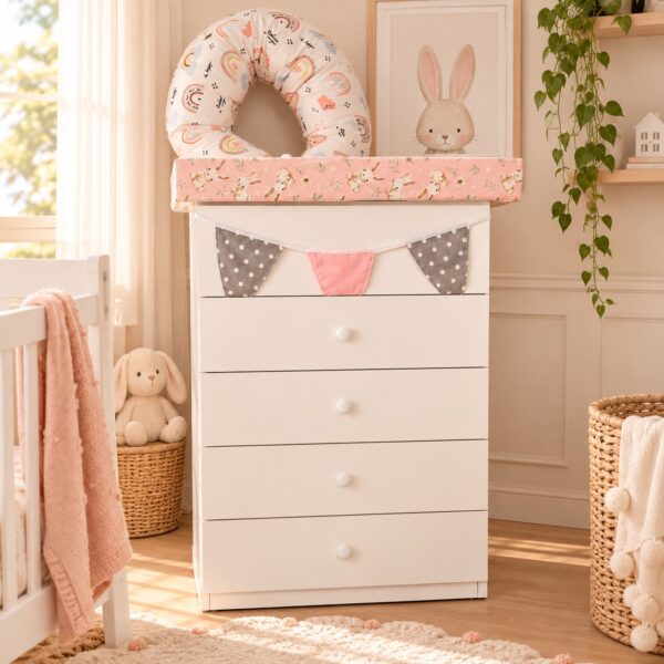 Chiffonier Clasico 5 cajones / Melamina